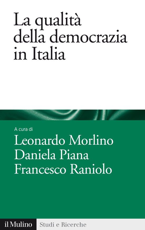Copertina del libro La qualità della democrazia in Italia
