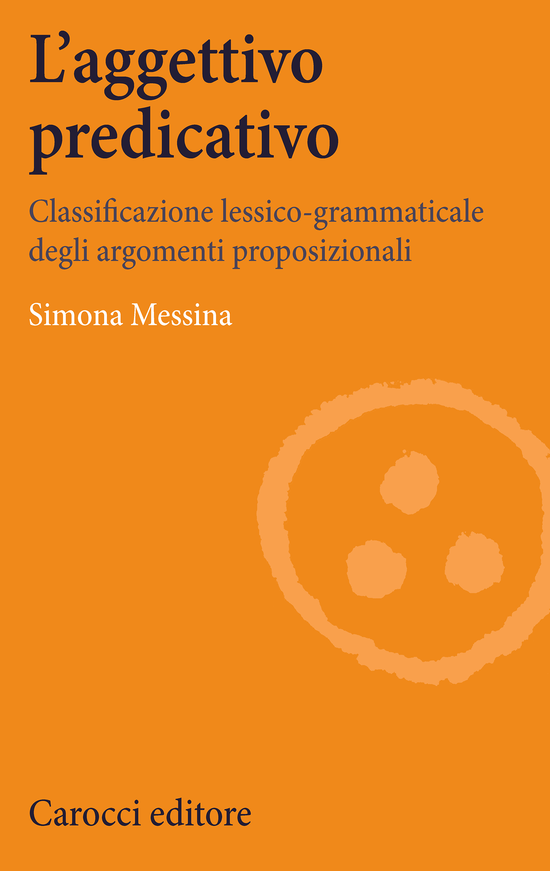 Copertina del libro L'aggettivo predicativo