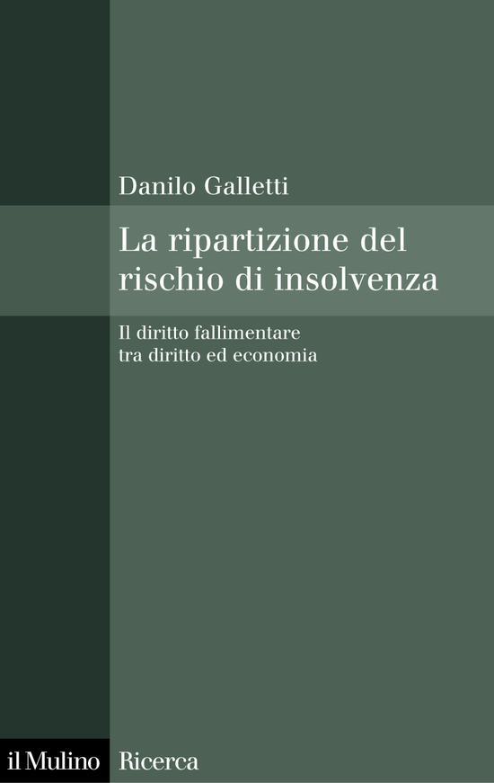 Copertina del libro La ripartizione del rischio di insolvenza