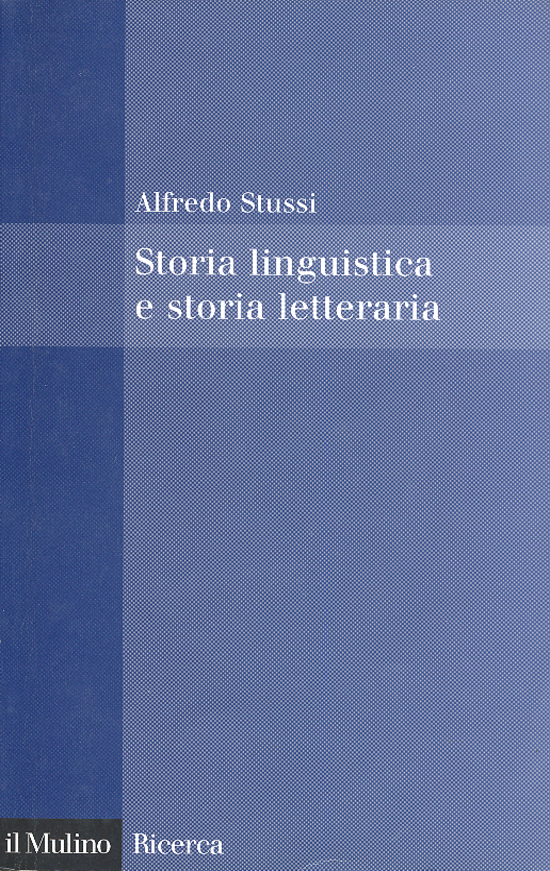 Copertina del libro Storia linguistica e storia letteraria