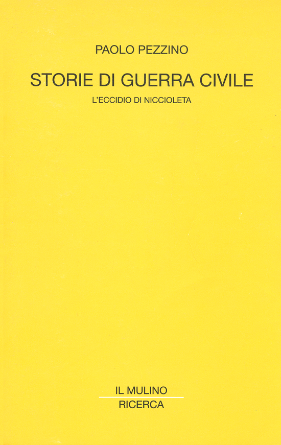 Copertina del libro Storie di guerra civile