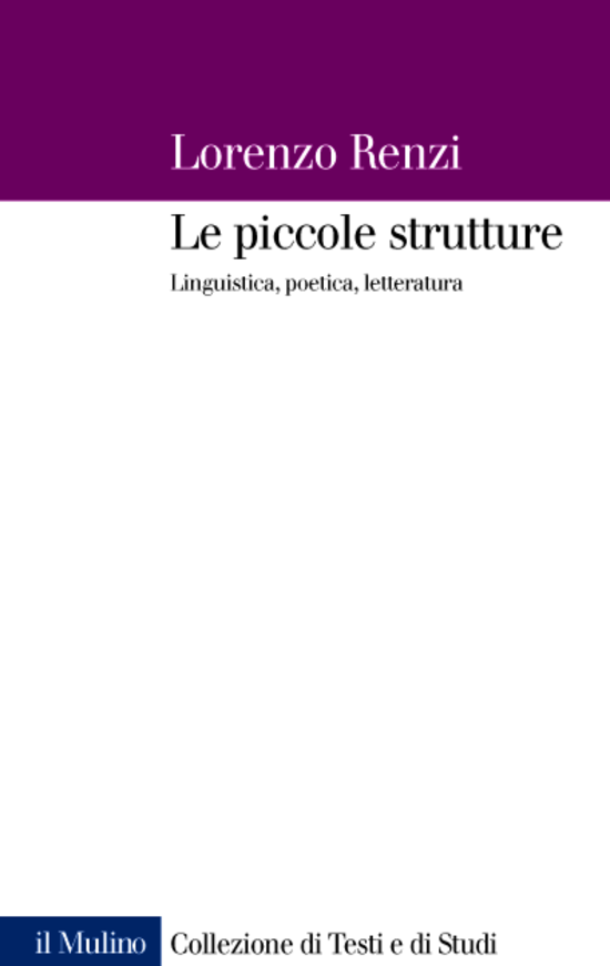 Copertina del libro Le piccole strutture